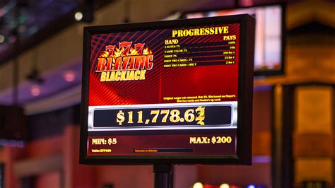 blazing 7s blackjack progressive.